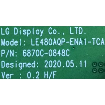 T-CON PARA TV SONY BRAVIA OLED 4K UHD SMART TV / NUMERO DE PARTE 6871L-6385C / 6870C-0848C / 6385C / LE480AQP-ENA1-TCA / LE650PQL (HP)(A4) / PANEL YDBO065UNG01 / MODELO XR-65A80CJ / XR65A80CJ - Imagen 4